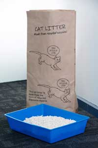 Cat Litter Made from Recycled Nappies